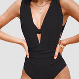 Traje de Baño Luxe Moldeador con Escote en V Profundo