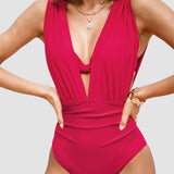 Traje de Baño Luxe Moldeador con Escote en V Profundo