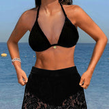 Laluna - Bikini de encaje elegante en un solo tono