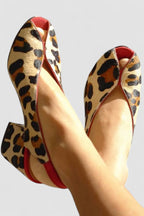 Louison - Sandalias con patrón de leopardo