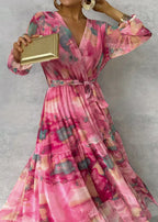 Luísa - Vestido Floral de Cruzar