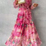 Luísa - Vestido Floral de Cruzar
