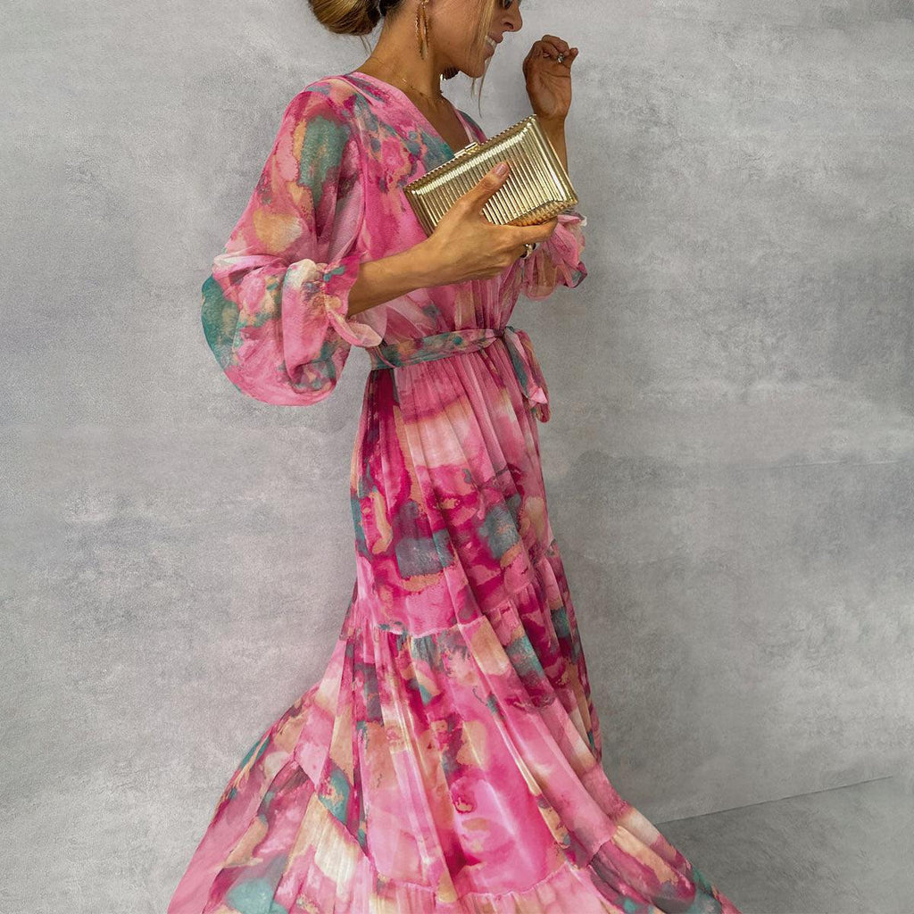 Luísa - Vestido Floral de Cruzar