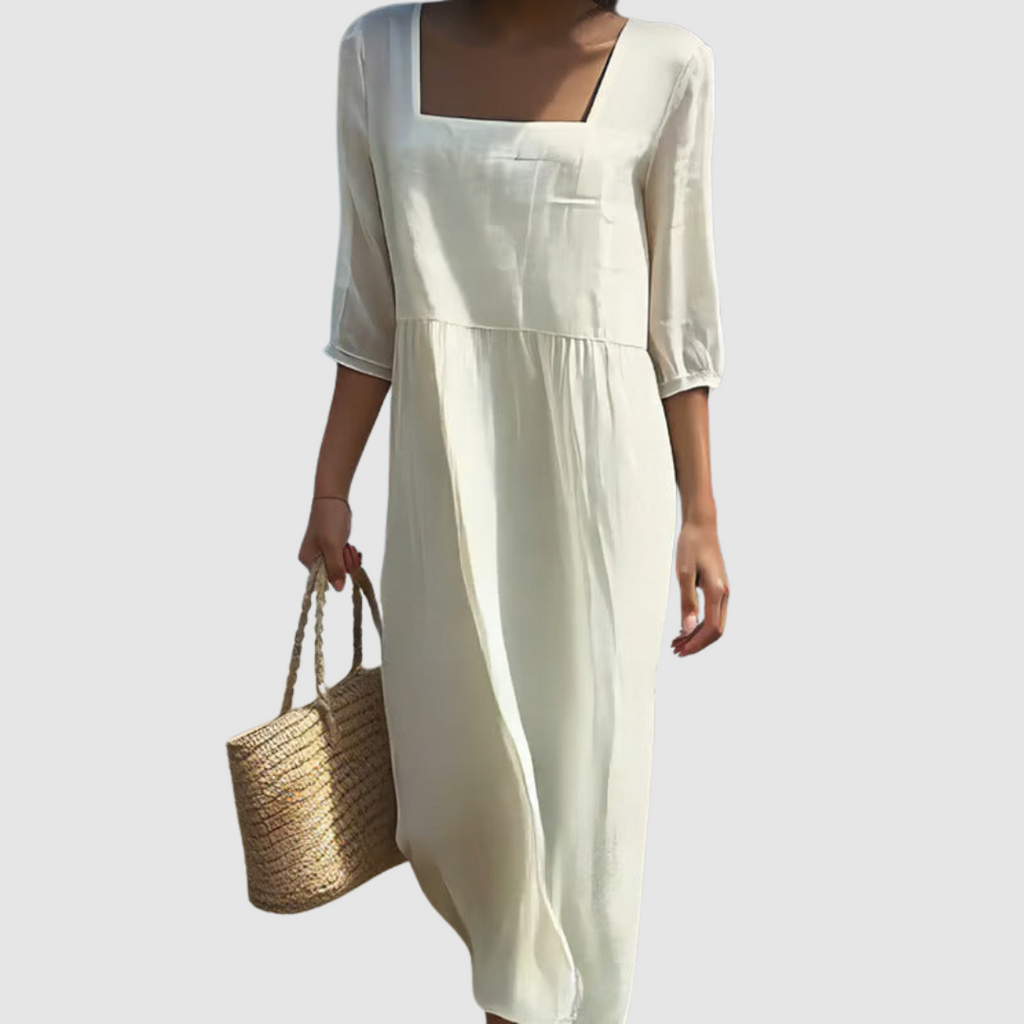 Nádia - Vestido Casual en Lino