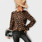 Queila - Blusa Leopardo