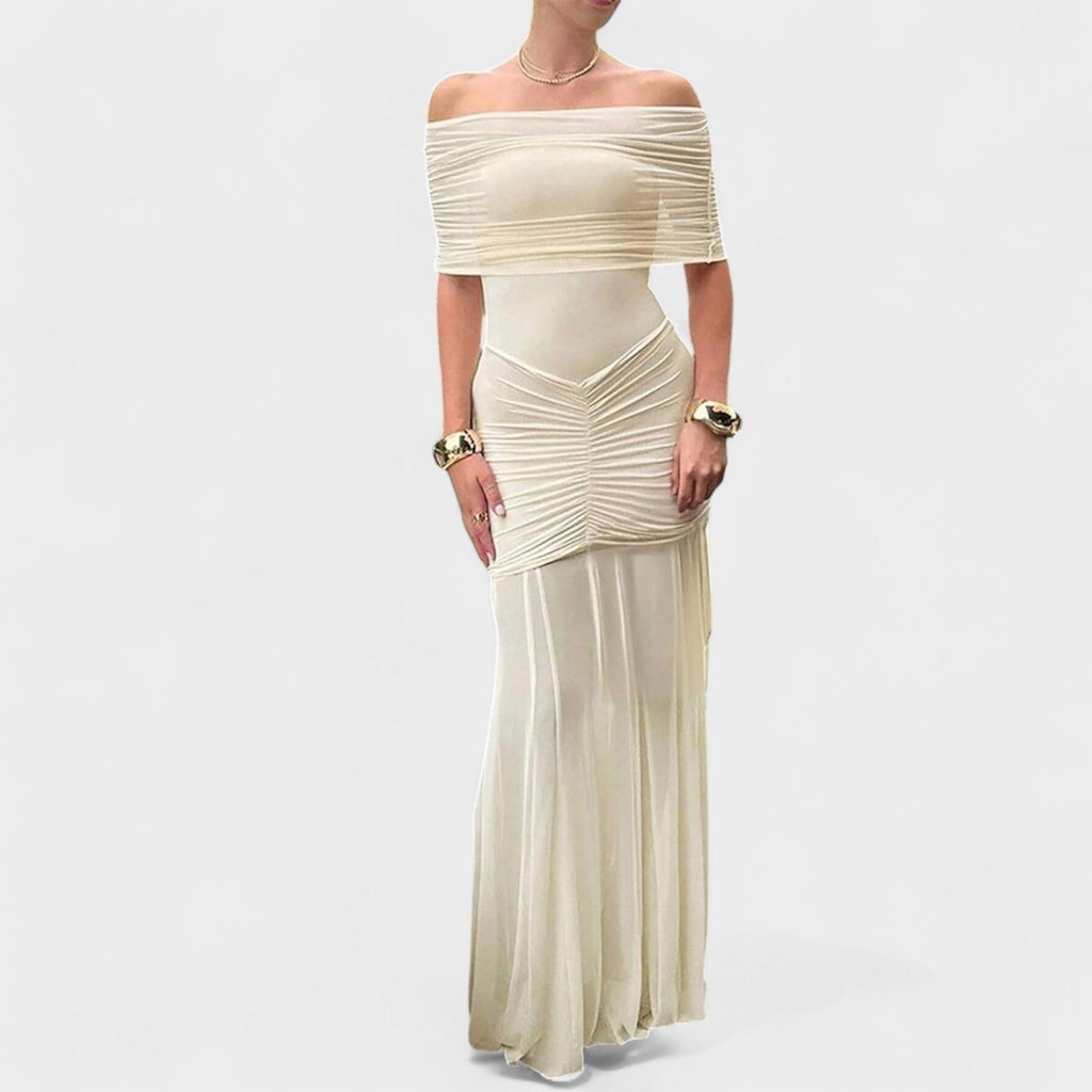 Vitória - Vestido largo de malla