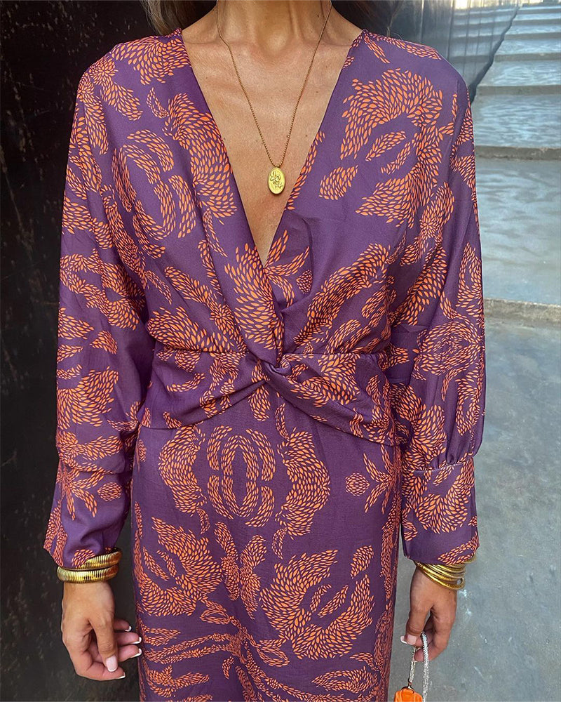 Sabrina - Vestido midi sofisticado