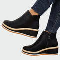 Botines ortopédicos de cuero
