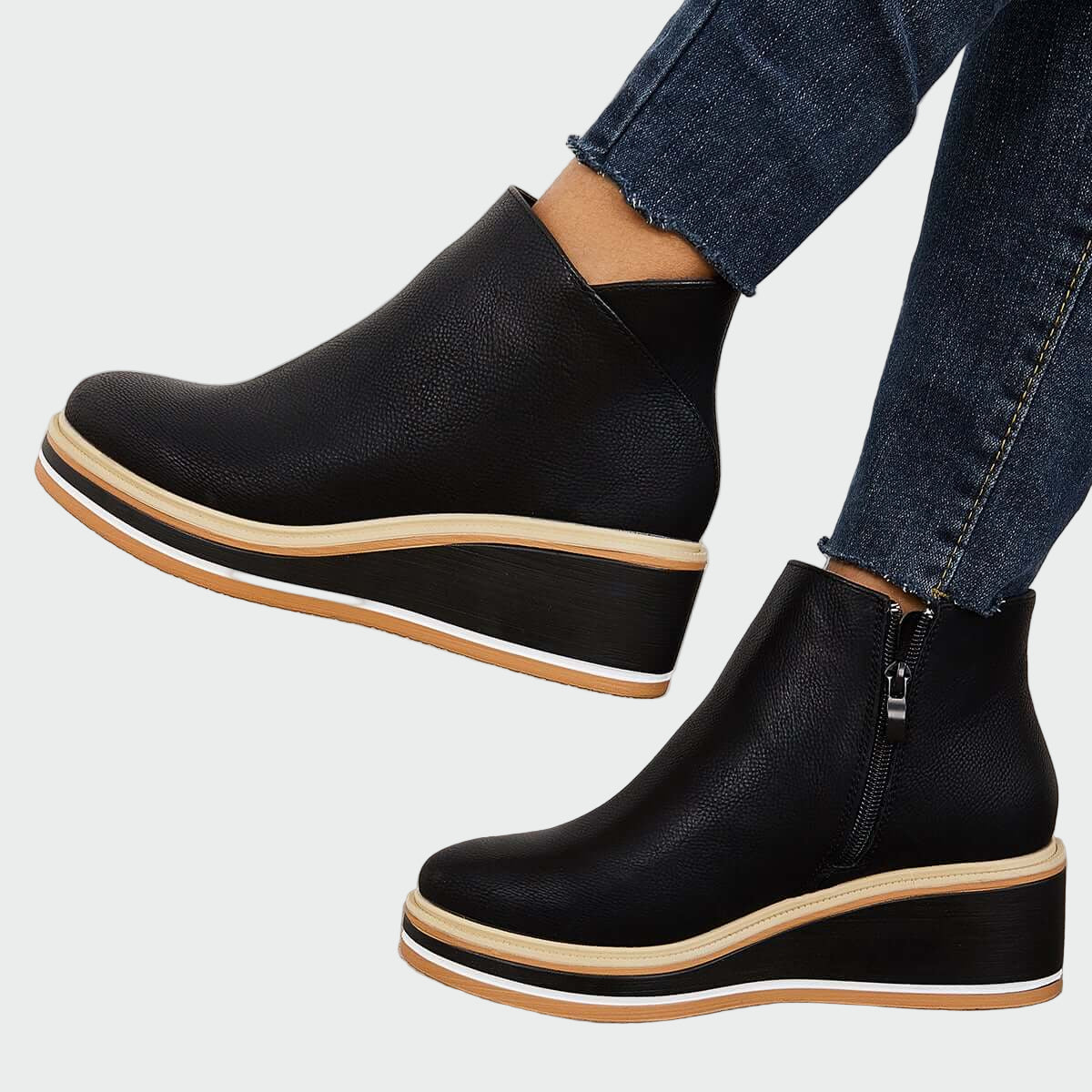 Botines ortopédicos de cuero