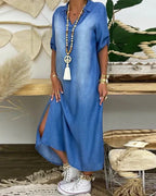 Ibiza - Vestido Maxi De Mezclilla