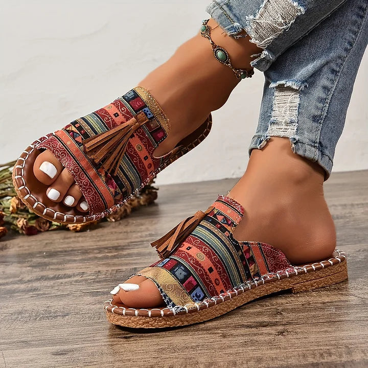 Leena - Sandalias Ortopédicas Planas Confortables