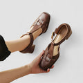 Scarlett – Sandalias T-Strap de Tacón