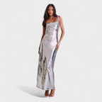 Sparkle Silver - Vestido de gala noche