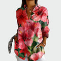 Camisa estilosa con estampado floral