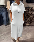 Sásquia - Vestido casual con capucha