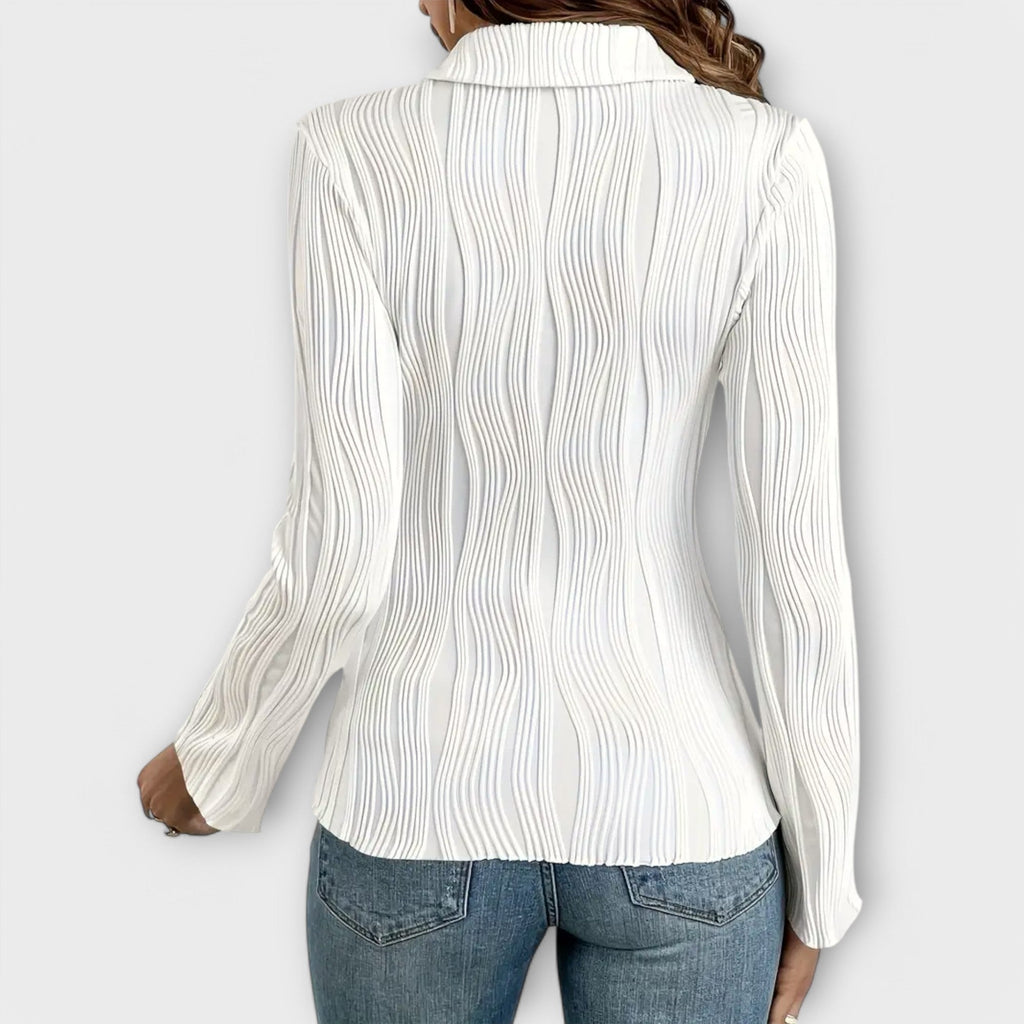 Natália - Blusa de manga larga