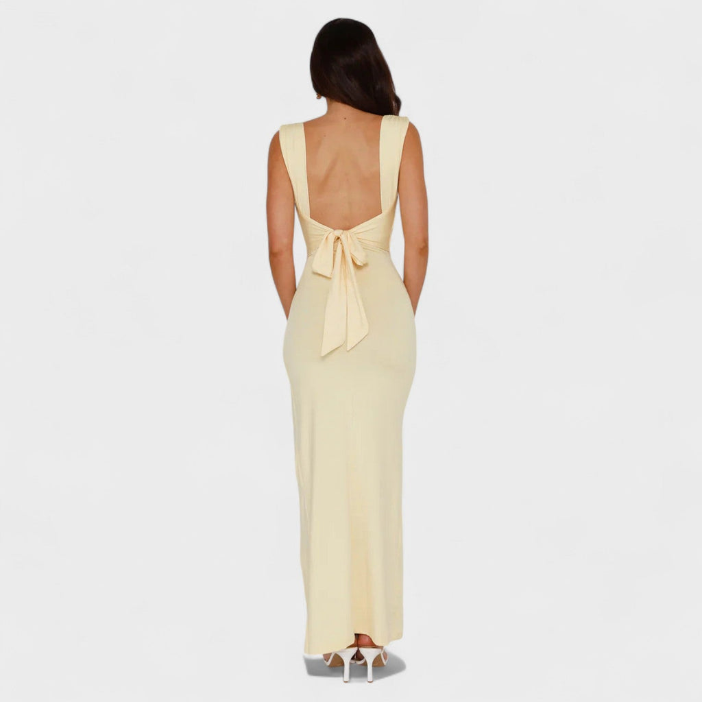 Sarela - Vestido largo con espalda descubierta