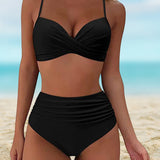 Douglas - Bikini de Cintura Alta con Estilo Elegante