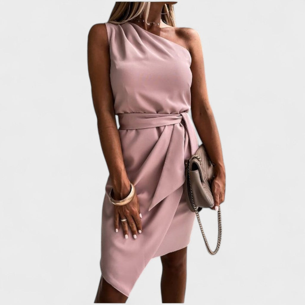 Ana - Vestido Moderno de Un Hombro