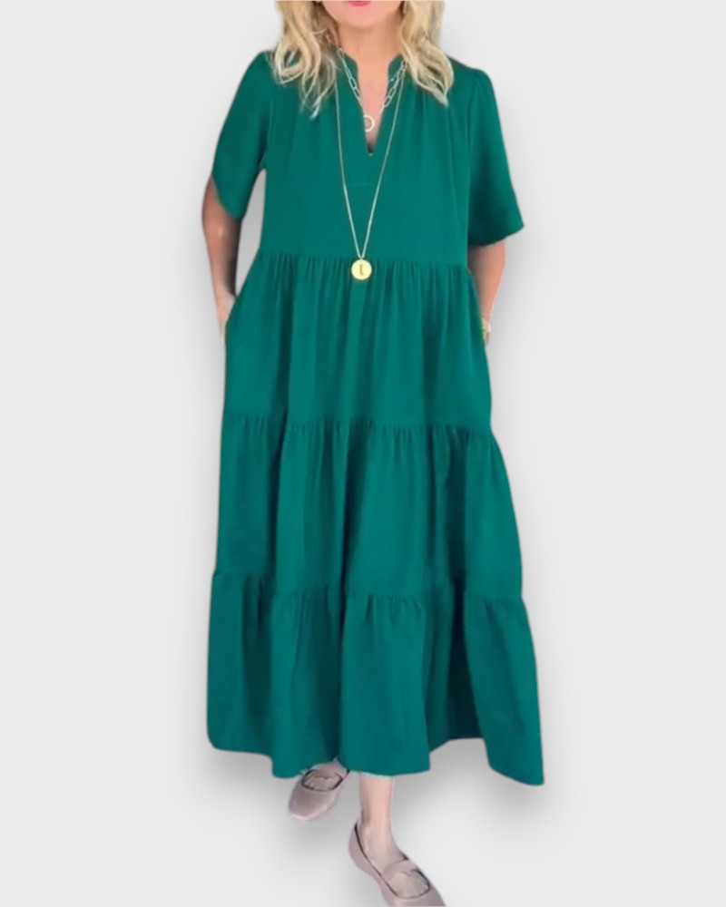 Carlota - Vestido Maxi con Movimiento