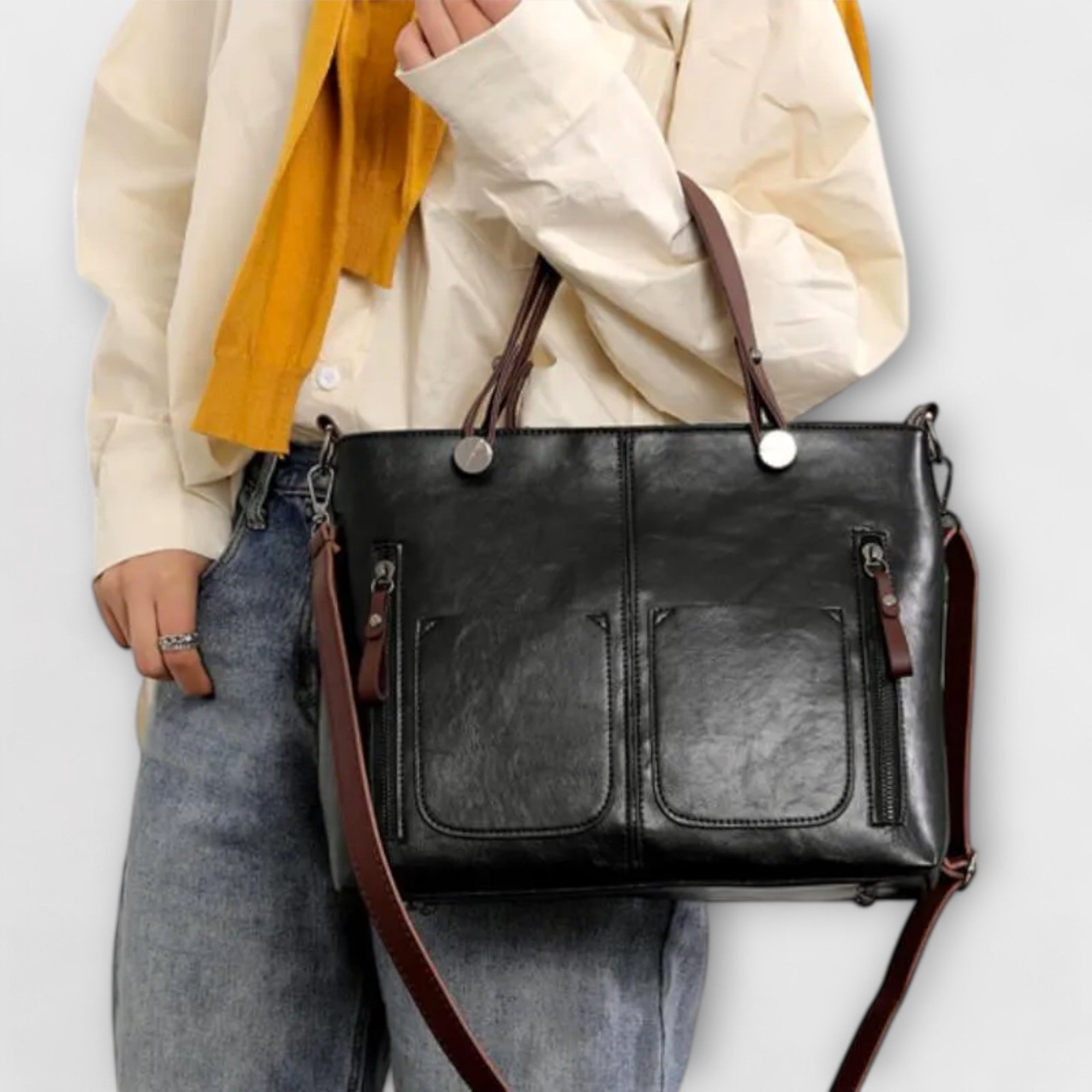 Leiria - Bolsa de cuero elegante