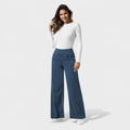 Irene - Pantalones de mezclilla de corte ancho