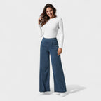 Irene - Pantalones de mezclilla de corte ancho