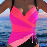 Elegante Bañador con Vibrante Estampado