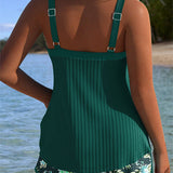 Dublín - Tankini a Rayas con Pantalones de Playa de Dos Piezas