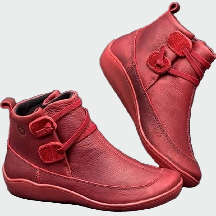 Botines ortopédicos de cuero premium