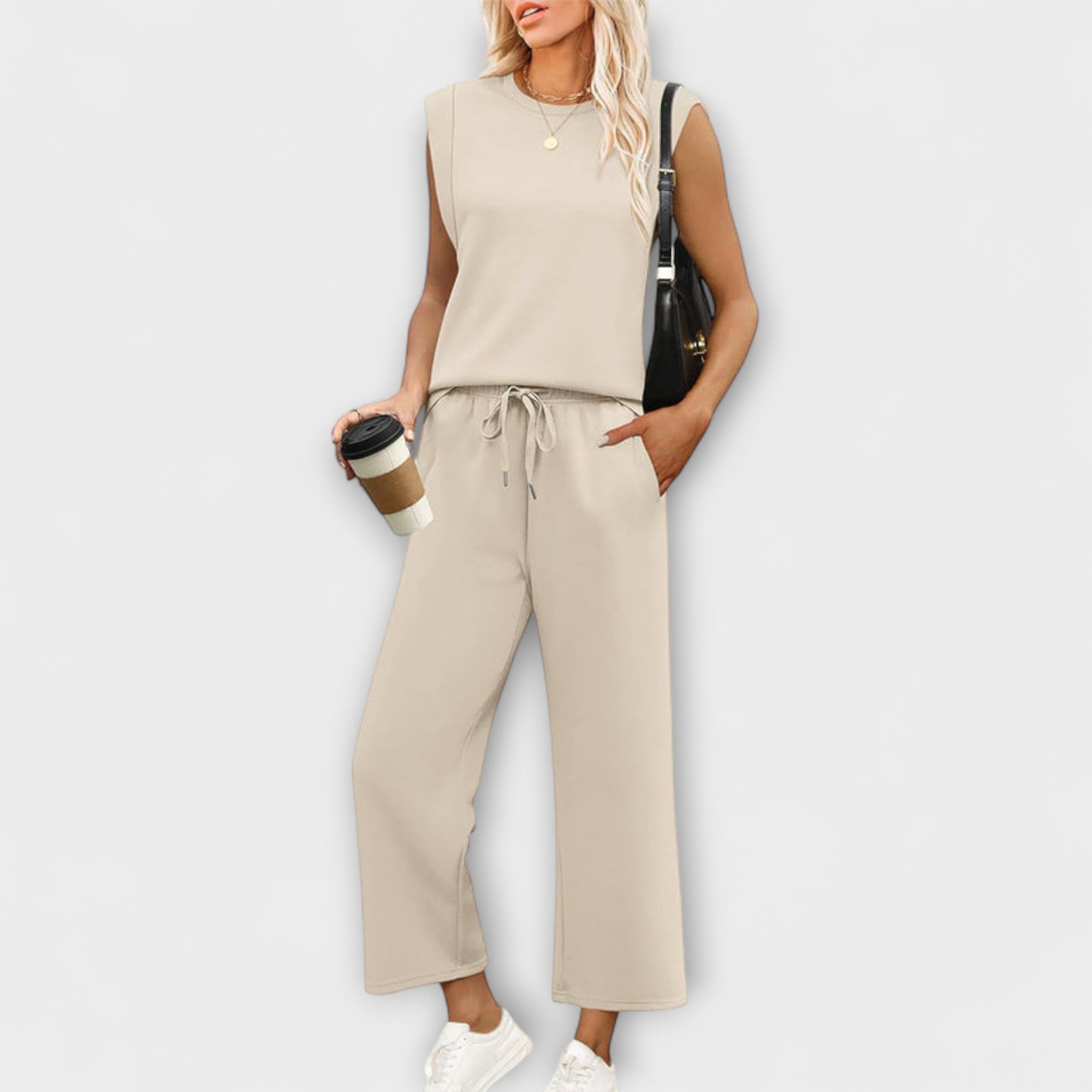 Lourdes - Conjunto femenino de dos piezas