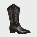 Botas de vaquero occidentales de piel