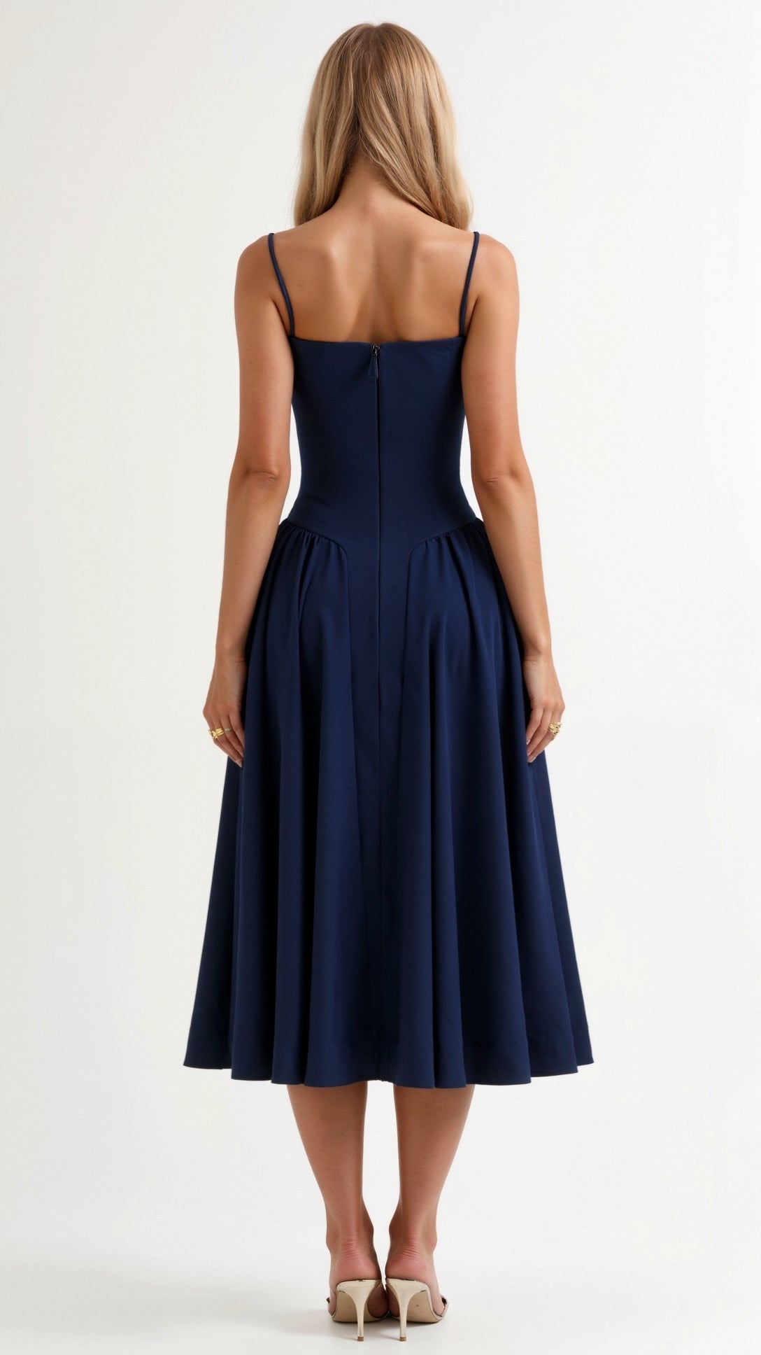 Odete - Vestido midi con corsé estructurado