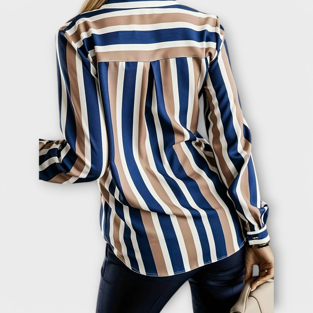 Ema - Blusa casual a rayas