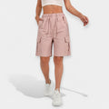 Pantalones Cortos Cargo Femeninos de Verano