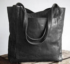 Elle - Bolsa de hombro clásica de piel
