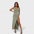 Sarela - Vestido largo con espalda descubierta