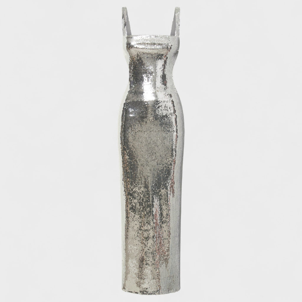 Sparkle Silver - Vestido de gala noche