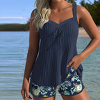 Dublín - Tankini a Rayas con Pantalones de Playa de Dos Piezas