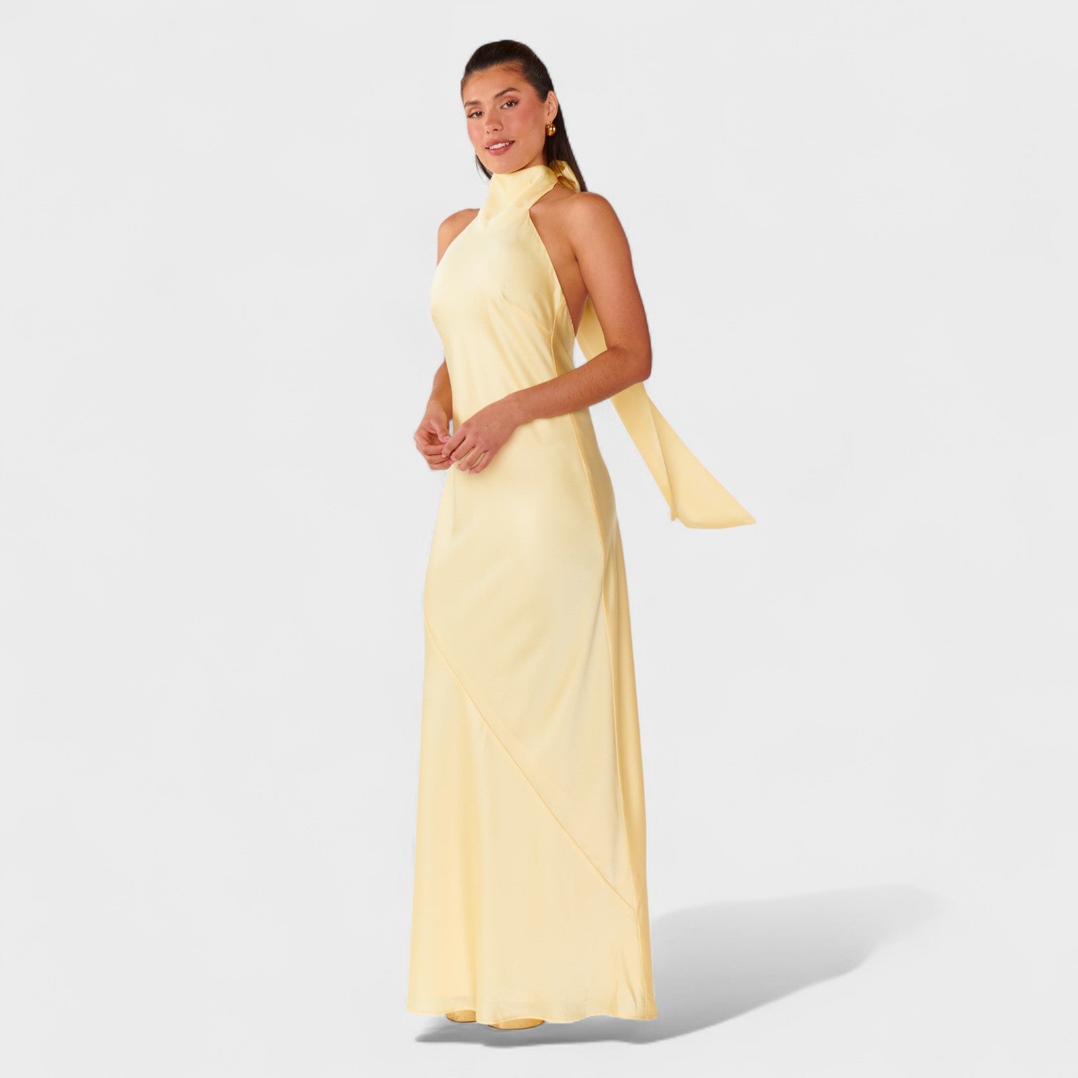 Martina - Vestido con lazo de satén