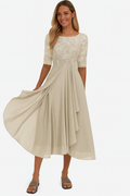 Valentina - Vestido de Encaje Manga 3/4