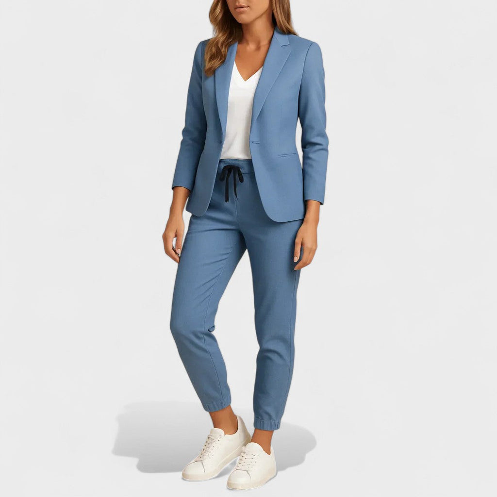 Gabriela - Conjunto Elegante con Chaqueta y Pantalones