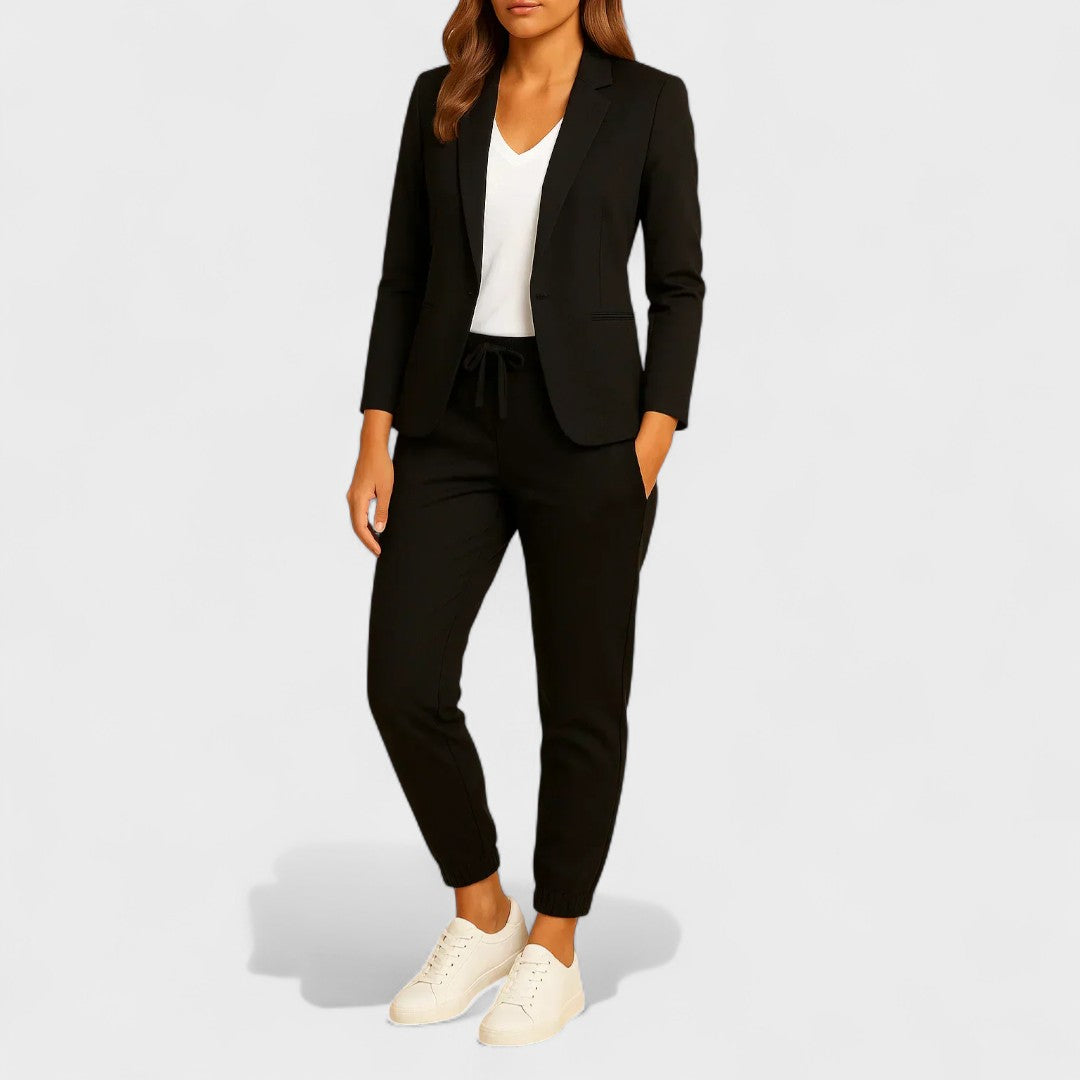 Gabriela - Conjunto Elegante con Chaqueta y Pantalones