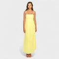 Flóssi - Vestido maxi amarillo
