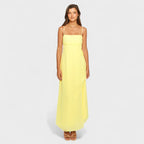 Flóssi - Vestido maxi amarillo