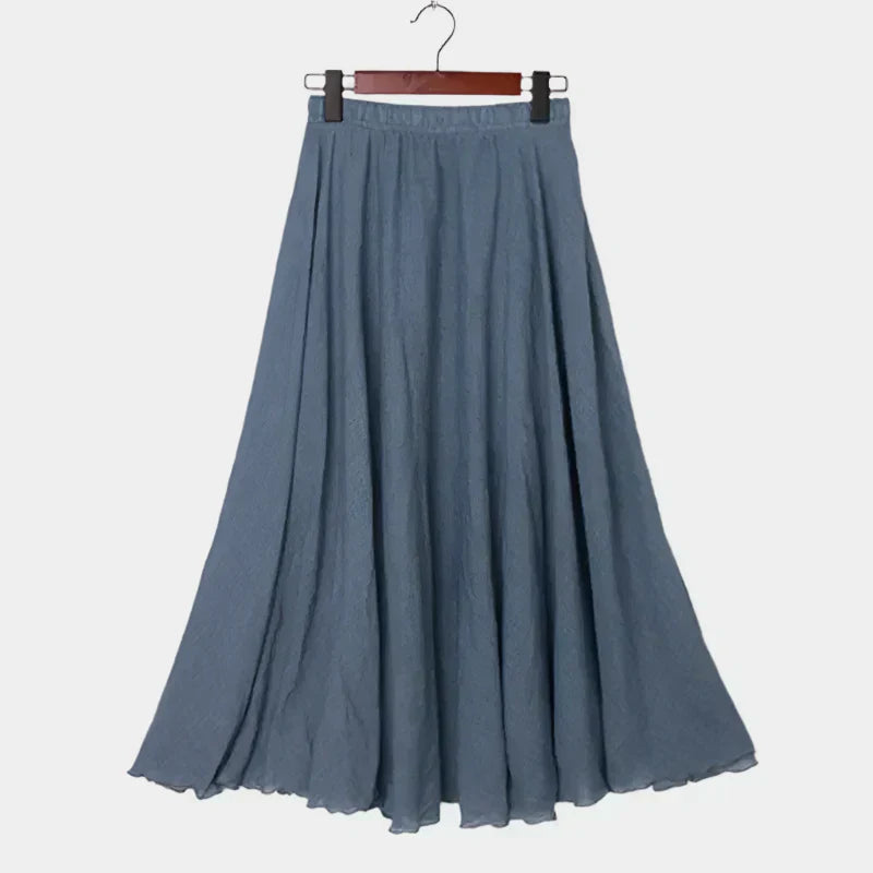 Falda Elegante de Cintura Alta