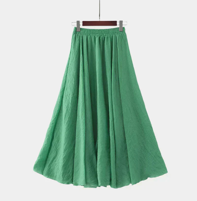 Falda Elegante de Cintura Alta