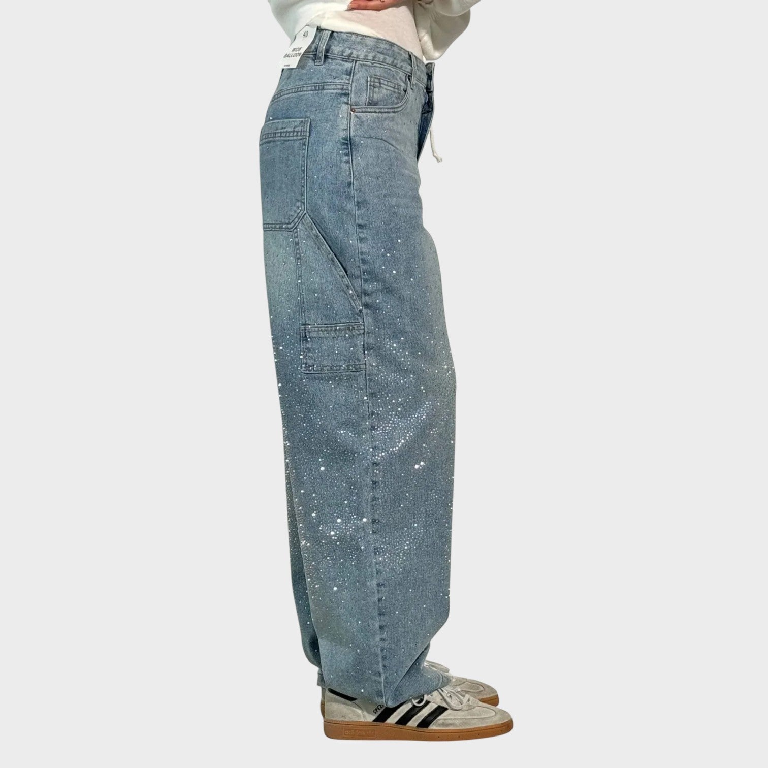 Valéria - Pantalones de mezclilla anchos