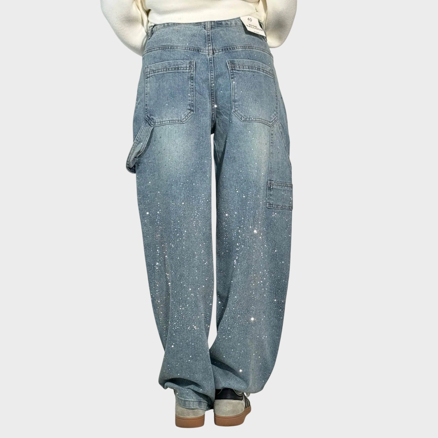 Valéria - Pantalones de mezclilla anchos
