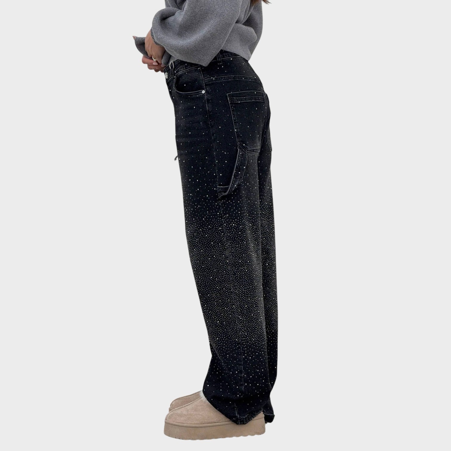 Valéria - Pantalones de mezclilla anchos